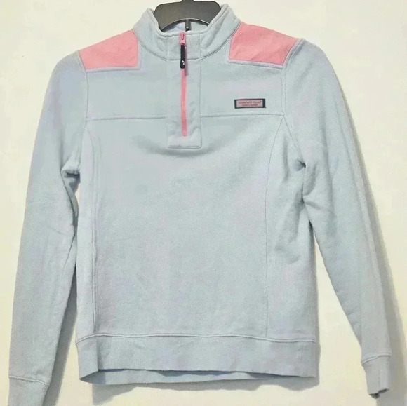 Vineyard Vines Top 1/4 Zip 100% Cotton Sweatshirt EUC - Picture 2 of 11